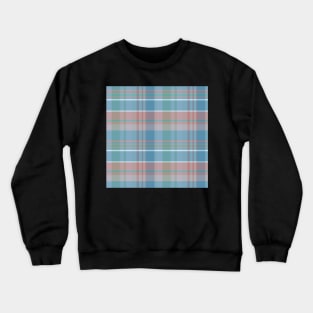 Spring Aesthetic Iona 2 Hand Drawn Textured Plaid Pattern Crewneck Sweatshirt